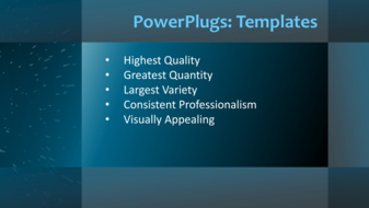 PPT Template - abstract, space, concept - Text Slide